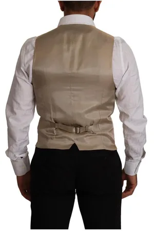 Dolce & Gabbana Classic Fit Suit Vest Voor Heren In