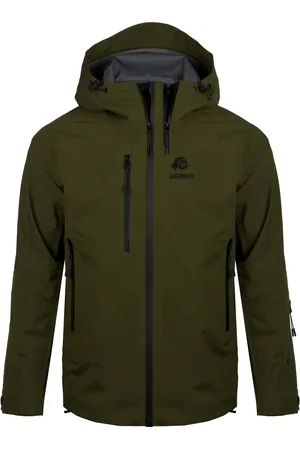 Guggen Mountain Heren 3-Laags Hardshell Wandeljack Olijfgroen