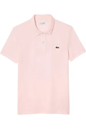 Lacoste Heren L.12.12 Pique Slim Poloshirt (Lichtroze)
