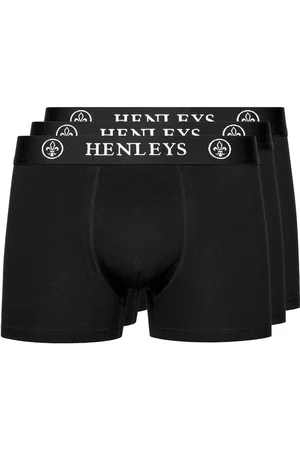 Henleys Heren McBlacken Boxershorts (Set van 3)