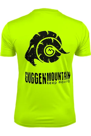 Guggen Mountain Heren Fitness Functioneel T-shirt met Logo Sport Outdoor