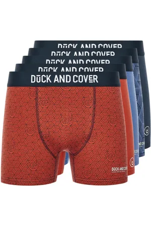 Duck and Cover Heren Quenelly Boxershorts (Set van 5) (Veelkleurig)