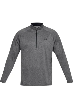 Under Armour Heren-Tech T-Shirt (Koolstof Heather/Zwart)