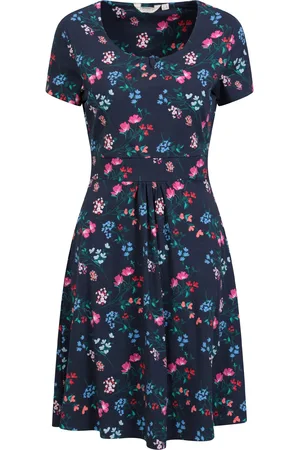 Mountain Warehouse Dames/Dames Orchid Bloemen UV-beschermende jurk (Marine)
