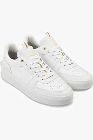 Cruyff Cruyff Endorsed Tennis Leren Witte Sneakers Voor Heren