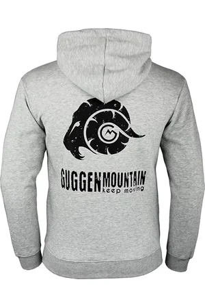 Guggen Mountain Heren Wandelhoodie H06 met Rits en Logo