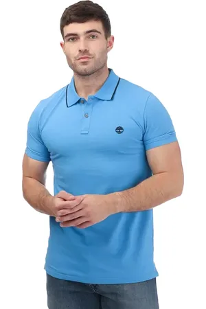 Timberland Unisex Volwassenen Bedrukt Poloshirt met Korte Mouwen