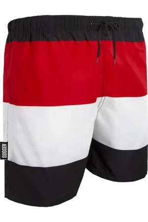 Guggen Mountain Zwemshort voor heren met patroonstrepen