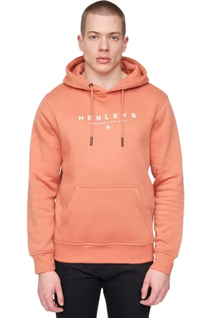 Henleys Heren Ninesix Hoodie (Baksteen )