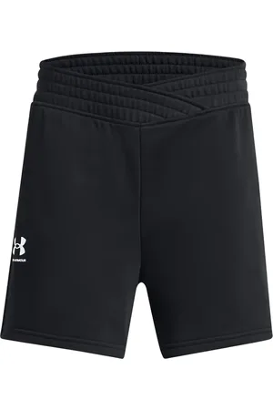 Under Armour Meisjes Rival Terry Cross Front Korte Broek