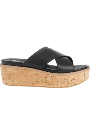 FitFlop Dames/Dames Eloise leren slippers met kruisband