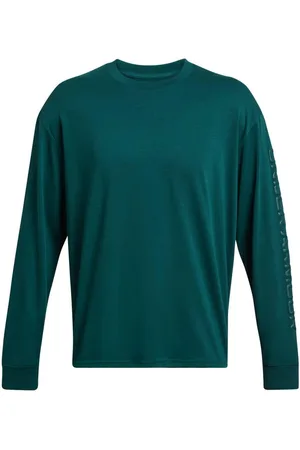Under Armour Heren Wordmark zwaargewicht T-shirt met lange mouwen
