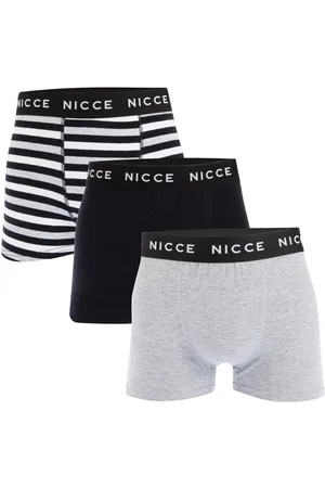 Nicce London Heren Boxershort (Pakket van 3) ( /Zwart/Wit)