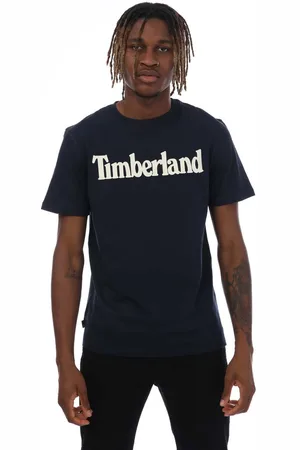 Timberland Heren Northwood Logo T-Shirt (Marine)