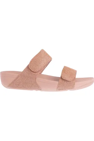 FitFlop Dames/Dames Lulu Shimmerlux Verstelbare Sliders (Roze Goud)