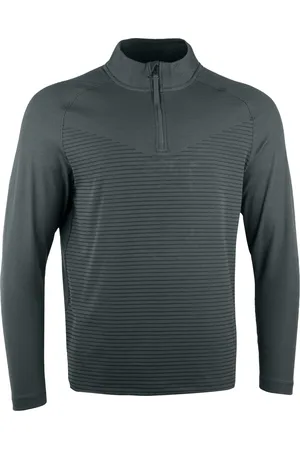 Nike Heren Vapor Half Zip Top (Donker rookgrijs/zwart)
