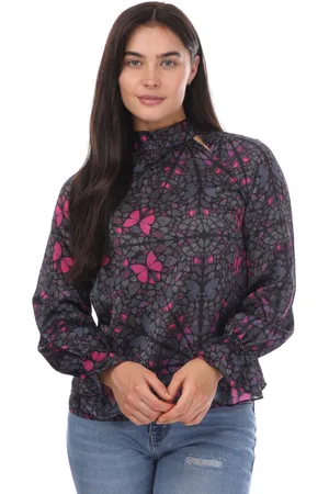 Ted Baker Dames/Dames Heiydii Hoog-Hals Blouse