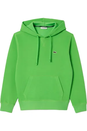 Lacoste Dames/Dames Double-Face Katoen Piqué Relaxed Fit Hoodie