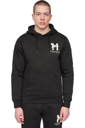 Henleys Heren Tapehen Hoodie