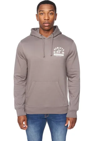 Henleys Heren Upton Hoodie (Donkergrijs)