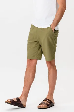 TeeShoppen Linnen shorts - Kiwi