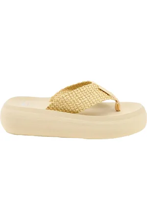 Rocket Dog Dames/Dames Sandy Raffia Teenslippers (Natuurlijk)