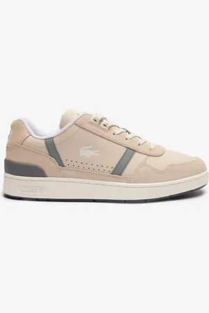 Lacoste Heren T-Clip Leren Trainers
