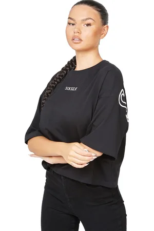 SikSilk Dames/Dames Gemerkt Gewatteerd T-shirt