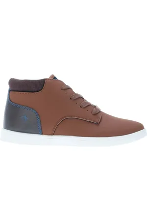 Original Penguin Miles enkellaarsjes voor kinderen (Tan)