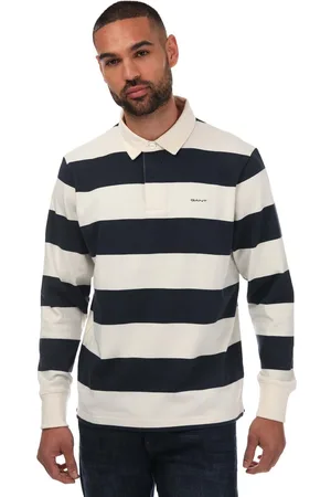 GANT Heren Zware Rugger Blokstreep Poloshirt