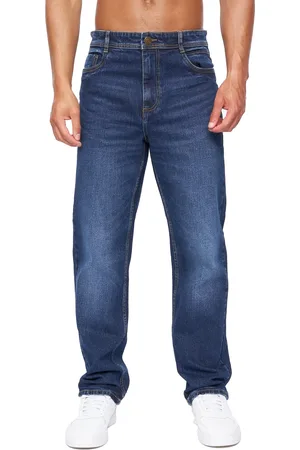 Duck and Cover Heren Rushawn Relaxed Fit Jeans (Tussentijdse wasbeurt)