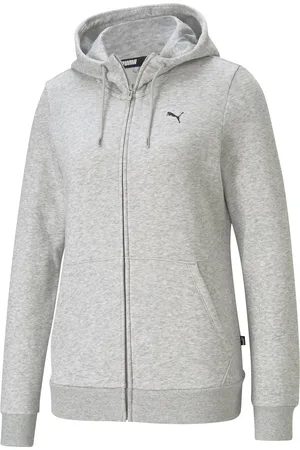 PUMA Dames/Dames Logo Full Zip Hoodie