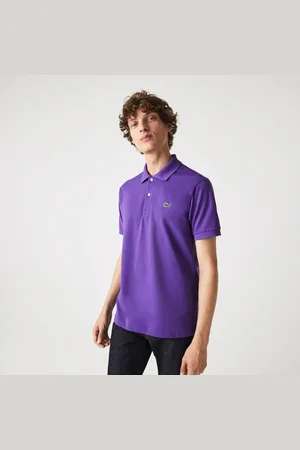 Lacoste Heren Orginal L.12.12 Poloshirt in Lavendel