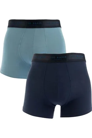 Ted Baker Heren Modal Boxershorts (Set van 2) (Blauwe Marine)
