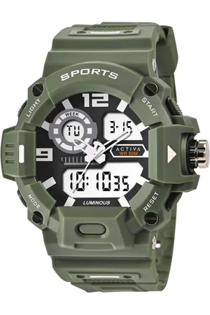 Invicta Activa X Digital ACW495-003 Heren Horloge - Quartz Uurwerk - Plastic met zwarte Wijzerplaat - 55mm