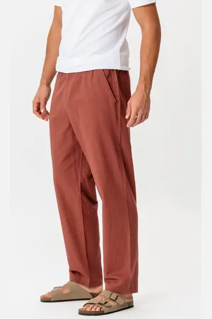 TeeShoppen Linnen broek - Terracotta