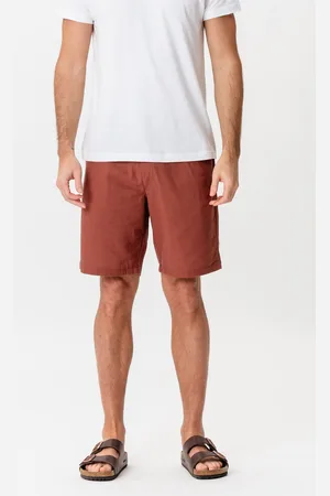 TeeShoppen Linnen shorts - Terracotta