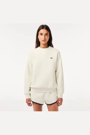 Lacoste Dames Ronde Hals Dubbelzijdig Piqué Jogger Sweatshirt in