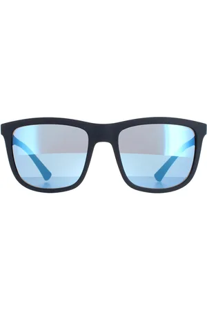 Armani Exchange Zonnebril AX4093S 829555 MATTE BLAUWE MIROR