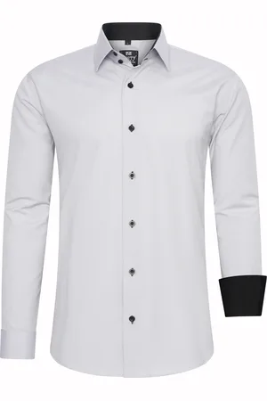 Rusty Neal Zakelijk overhemd Slim Fit Premium Katoen-Stretch