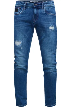 Rusty Neal Jeansbroek "TORI" slim fit destroyed denim