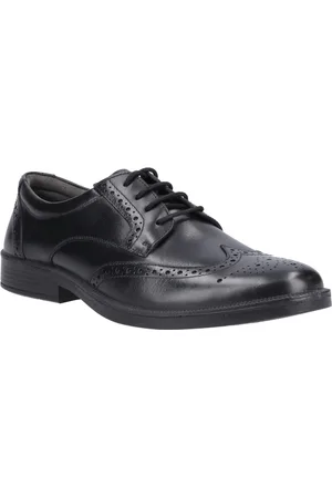 Hush Puppies Nolan Leer Heren Brogues Schoenen