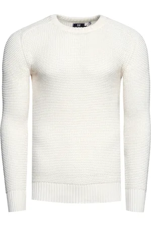 Rusty Neal Chunky Slim Fit Trui met Ronde Hals