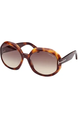 Tom Ford FT1010 52B Annabelle donker havana zonnebril