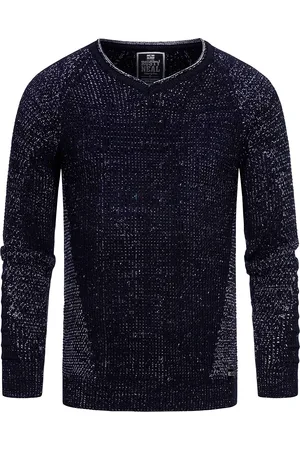 Rusty Neal Chunky Slim Fit V-Hals Trui