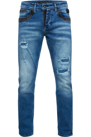 Rusty Neal Jeansbroek "YOKOTE" rechte pasvorm stone-washed