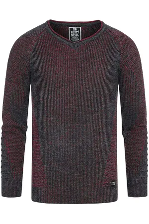 Rusty Neal Chunky Slim Fit V-Hals Trui
