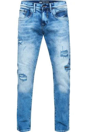 Rusty Neal Jeansbroek "ODAR" destroyed regular fit stretch