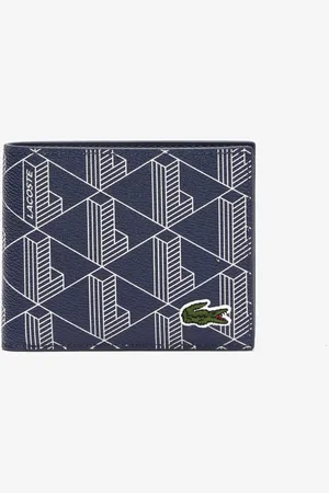 Lacoste Accessories Medium The Blend Billfold in Blue