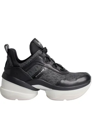 Michael Kors Olympia Leder-Sneaker 43F3OLFS1B für Damen